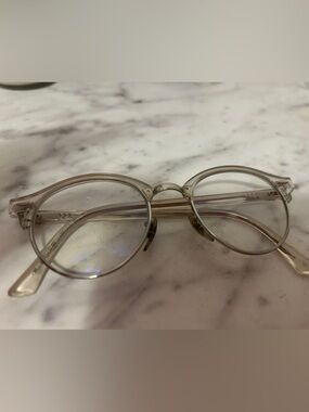Ray-Ban Clubmaster Clear Silver Glasses